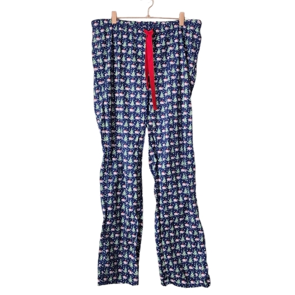 VINEYARD VINES Holiday Christmas Santa Hat lounge sleep pants size S‎ - Picture 1 of 4